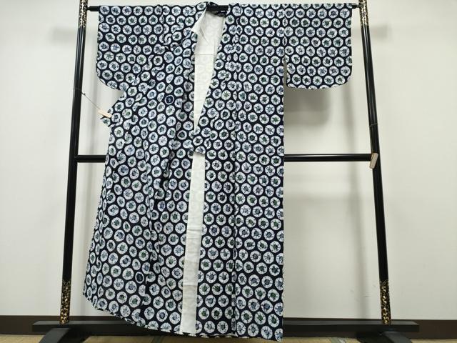 平和屋着物∴夏物 浴衣 有松鳴海絞り 吉祥丸文 綿 逸品 CABA0412ng