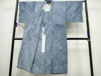 平和屋着物∴夏物 男性 浴衣 有松鳴海絞り 三浦絞り 綿 逸品 CABA0429ng