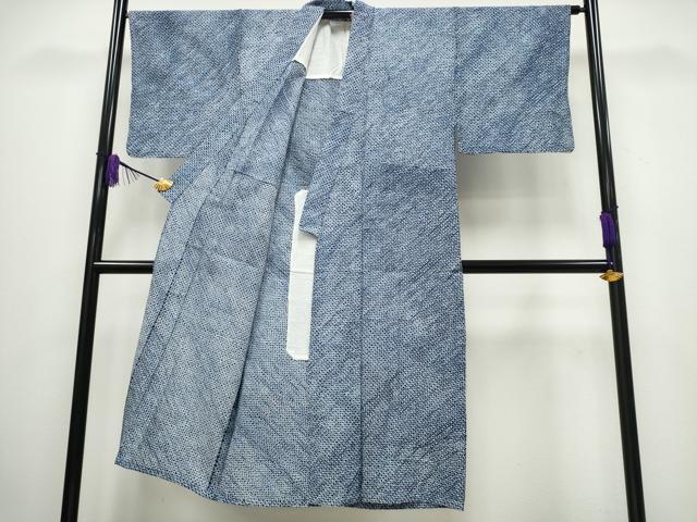 平和屋着物∴夏物 男性 浴衣 有松鳴海絞り 三浦絞り 綿 逸品 CABA0429ng