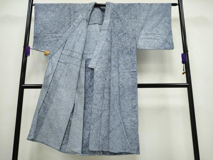 平和屋着物∴夏物 男性 浴衣 有松鳴海絞り 三浦絞り 綿 逸品 CABA0435ng