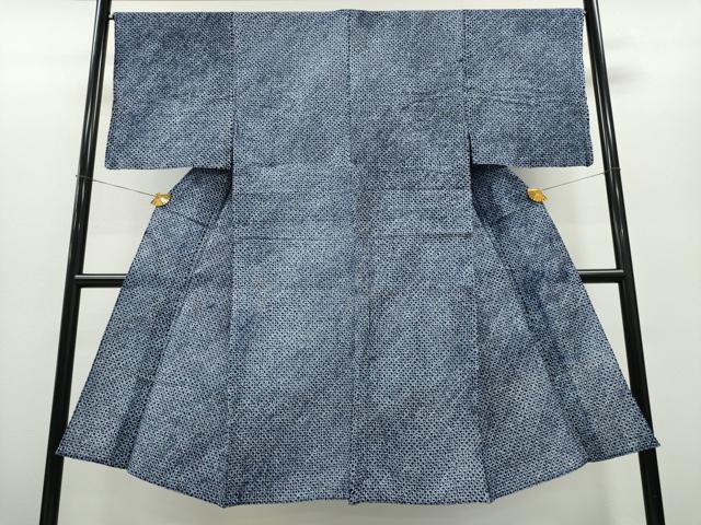 平和屋着物∴夏物 男性 浴衣 有松鳴海絞り 三浦絞り 松坂屋扱い 綿 逸品 未使用 CABA0455ng