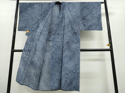 平和屋着物∴夏物 男性 浴衣 有松鳴海絞り 三浦絞り 松坂屋扱い 綿 逸品 未使用 CABA0455ng