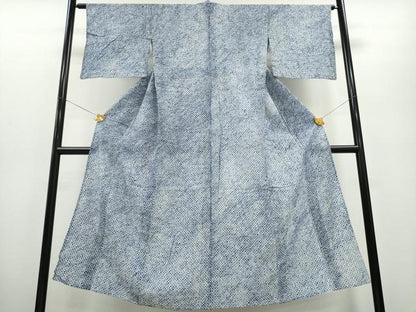 平和屋着物∴夏物 浴衣 有松鳴海絞り 三浦絞り 綿 逸品 CABA0458ng