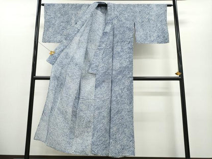 平和屋着物∴夏物 浴衣 有松鳴海絞り 三浦絞り 綿 逸品 CABA0458ng
