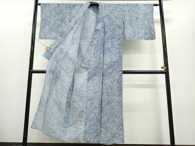 平和屋着物∴夏物 浴衣 有松鳴海絞り 三浦絞り 綿 逸品 CABA0458ng