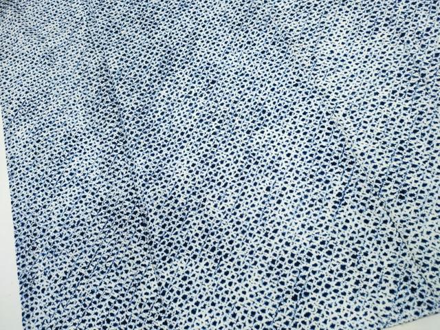 平和屋着物∴夏物 浴衣 有松鳴海絞り 三浦絞り 綿 逸品 CABA0458ng