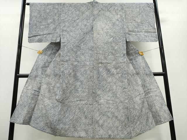 平和屋着物∴夏物 男性 浴衣 有松鳴海絞り 三浦絞り 綿 逸品 未使用 CABA0465ng