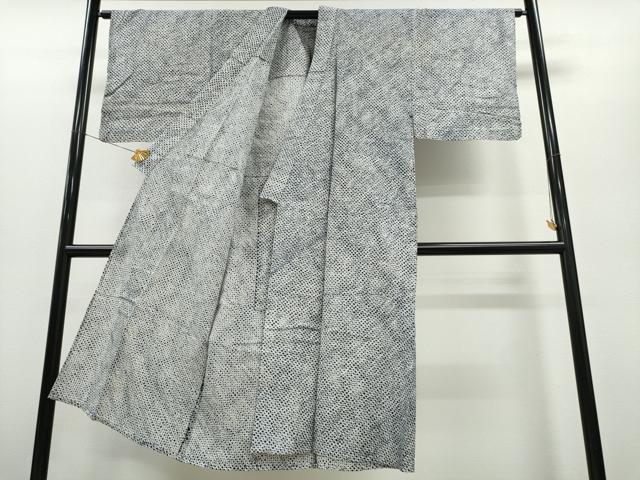 平和屋着物∴夏物 男性 浴衣 有松鳴海絞り 三浦絞り 綿 逸品 未使用 CABA0465ng