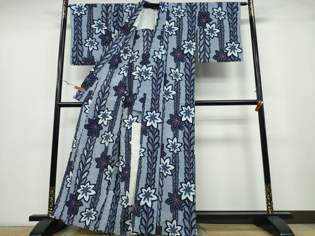 平和屋着物∴夏物 浴衣 舞葉間道 CABA0495ng