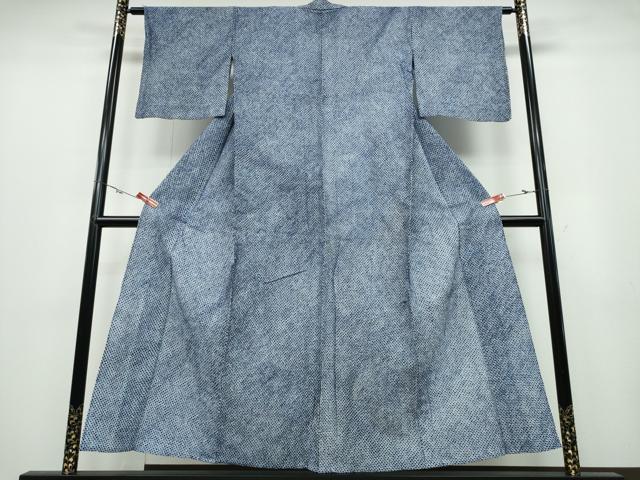 平和屋着物∴夏物 浴衣 有松鳴海絞り 三浦絞り 綿 逸品 CABA0496ng
