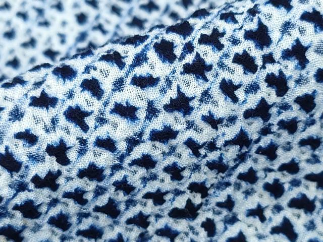 平和屋着物∴夏物 浴衣 有松鳴海絞り 三浦絞り 綿 逸品 CABA0496ng