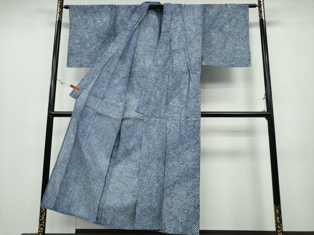 平和屋着物∴夏物 男性 浴衣 有松鳴海絞り 三浦絞り 綿 逸品 CABA0504ng