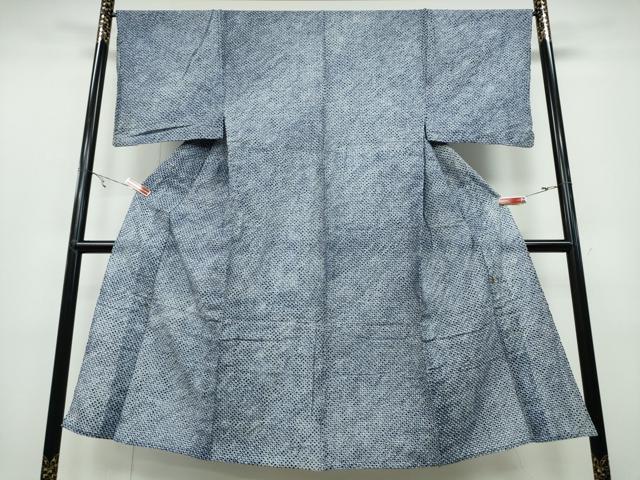 平和屋着物∴夏物 男性 浴衣 有松鳴海絞り 三浦絞り 綿 逸品 CABA0513ng