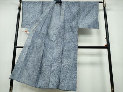 平和屋着物∴夏物 男性 浴衣 有松鳴海絞り 三浦絞り 綿 逸品 CABA0513ng