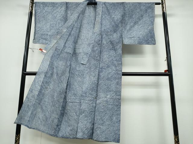 平和屋着物∴夏物 男性 浴衣 有松鳴海絞り 三浦絞り 綿 逸品 CABA0513ng