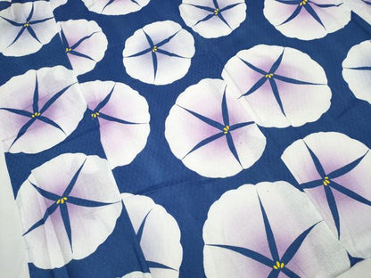 平和屋着物∴夏物 浴衣 朝顔 綿 逸品 CABA0657ng
