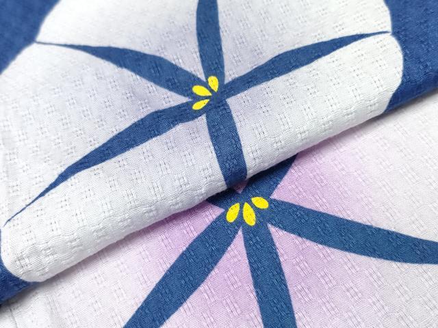 平和屋着物∴夏物 浴衣 朝顔 綿 逸品 CABA0657ng