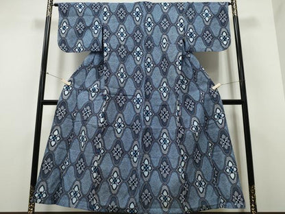 平和屋着物∴夏物 浴衣 立涌花文 CABA0662ng