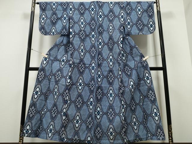 平和屋着物∴夏物 浴衣 立涌花文 CABA0662ng