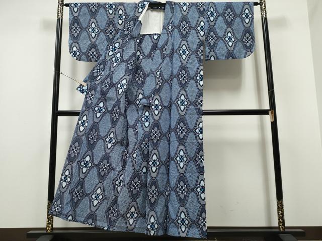 平和屋着物∴夏物 浴衣 立涌花文 CABA0662ng
