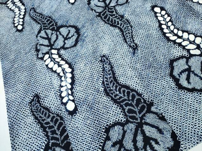 平和屋着物∴夏物 浴衣 有松鳴海絞り 桐花文 綿 逸品 CABA0674ng