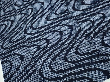 平和屋着物∴夏物 浴衣 有松鳴海絞り 流水文 綿 逸品 CABA0690ng