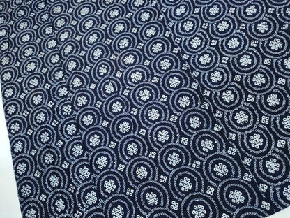 平和屋着物∴夏物 浴衣 有松鳴海絞り 丸重ね吉祥文 綿 逸品 CABA0731ng