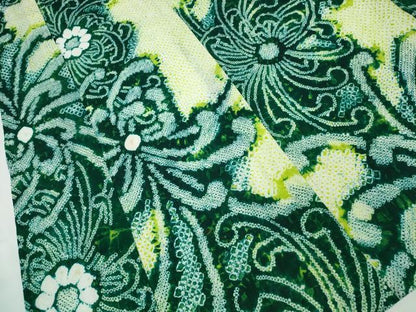 平和屋着物∴夏物 浴衣 有松鳴海絞り 乱菊 綿 逸品 未使用 CABA0737ng