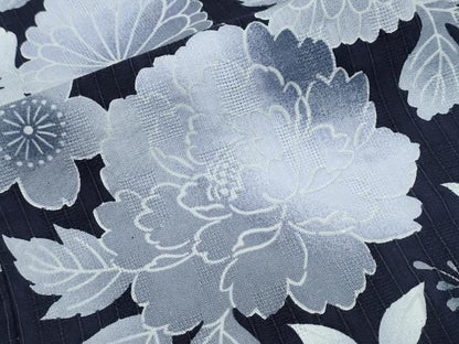 平和屋着物∴夏物 浴衣 草花尽くし 綿 逸品 CABA0741ng