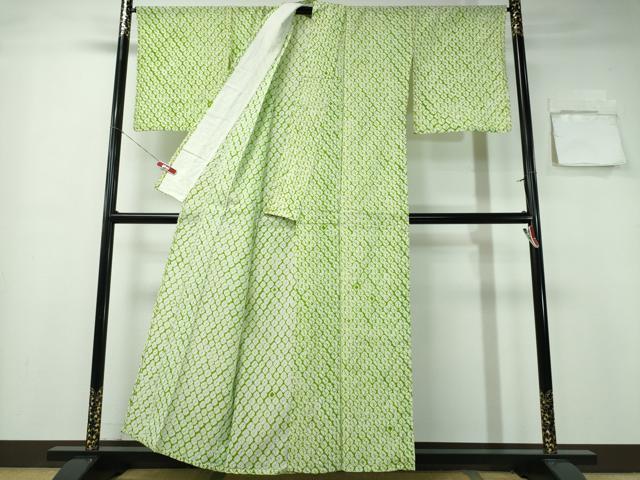 平和屋着物∴夏物 浴衣 有松鳴海絞り 蜘蛛絞り 綿 逸品 CABA0749ng