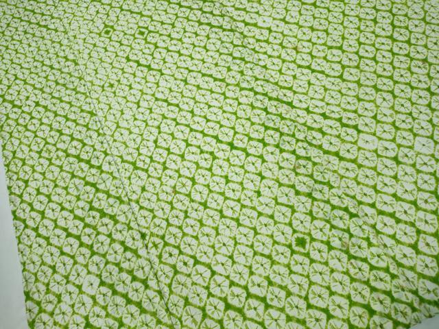 平和屋着物∴夏物 浴衣 有松鳴海絞り 蜘蛛絞り 綿 逸品 CABA0749ng