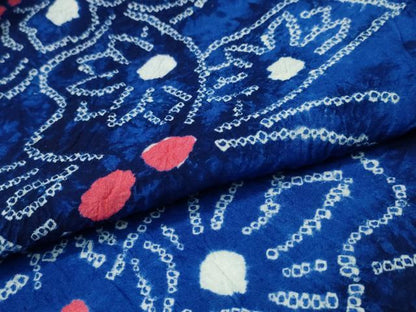 平和屋着物∴夏物 浴衣 有松鳴海絞り 舞蝶文 綿 逸品 CABA0762ng