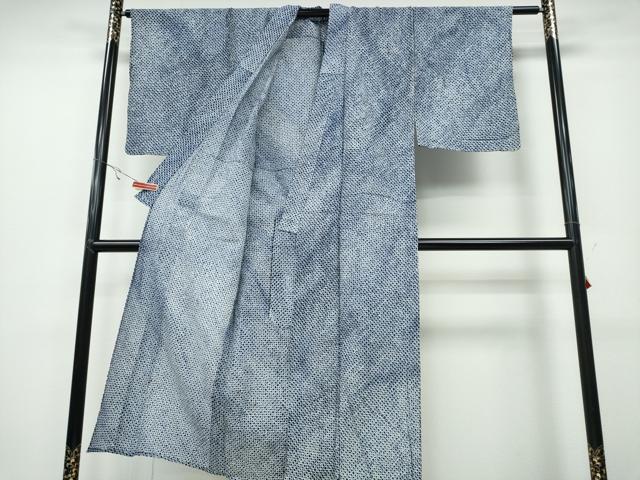 平和屋着物∴夏物 男性 浴衣 有松鳴海絞り 三浦絞り 綿 逸品 CABA0774ng