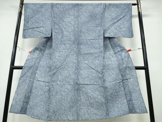 平和屋着物∴夏物 男性 浴衣 有松鳴海絞り 三浦絞り 綿 逸品 CABA0793ng