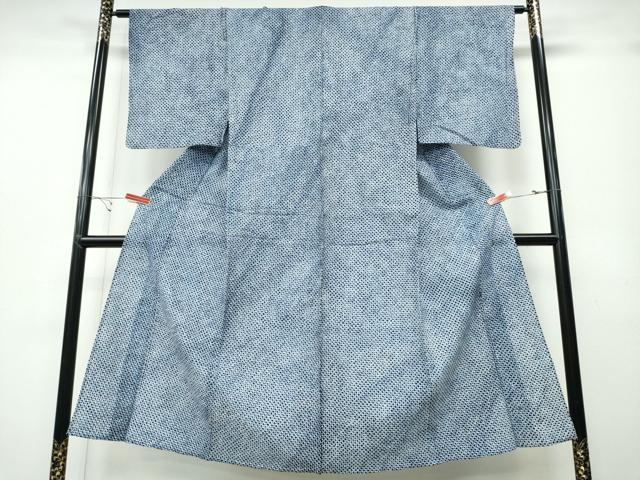 平和屋着物∴夏物 男性 浴衣 有松鳴海絞り 綿 逸品 CABA0796ng