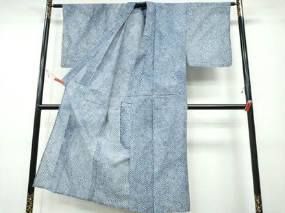 平和屋着物∴夏物 男性 浴衣 有松鳴海絞り 綿 逸品 CABA0796ng
