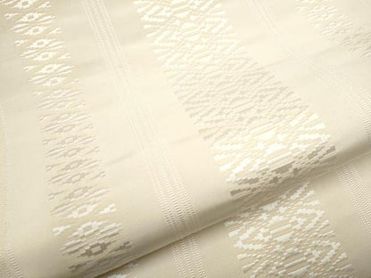 平和屋着物●本場筑前博多織 八寸名古屋帯 献上 灰梅色 正絹 逸品 CABA0863hy