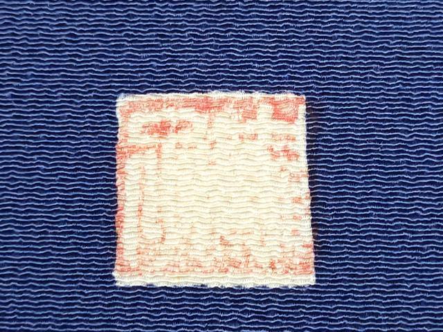 平和屋着物●九寸名古屋帯 作家物 枝垂れ桜文 金彩 鬼しぼ縮緬 正絹 逸品 CABA0891hy