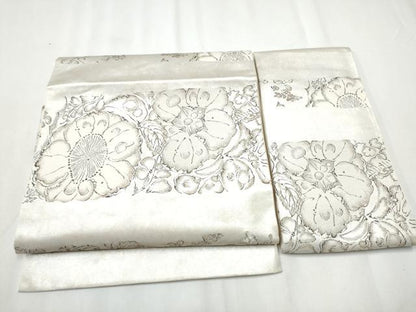 平和屋着物●西洞院辻が花 大脇一心 つけ帯 辻が花 引箔 正絹 逸品 CABA0950hy