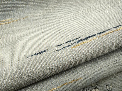 平和屋着物▽スリーシーズン 春夏秋 つけ帯 綴れ 霞文 鳥獣戯画 金糸 正絹 逸品 CABA0960hy