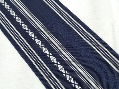平和屋着物●男性 本場筑前博多織 角帯 献上 正絹 逸品 CABA0980hy