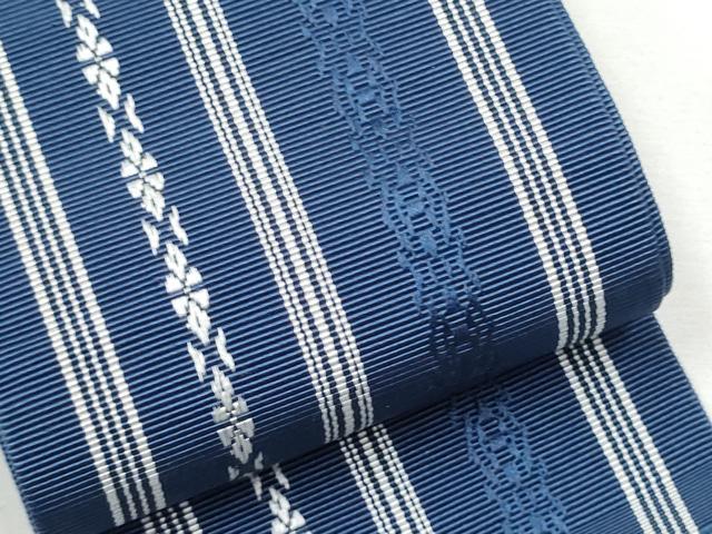 平和屋着物●男性 本場筑前博多織 角帯 献上 証紙付き 正絹 逸品 CABA1003hy