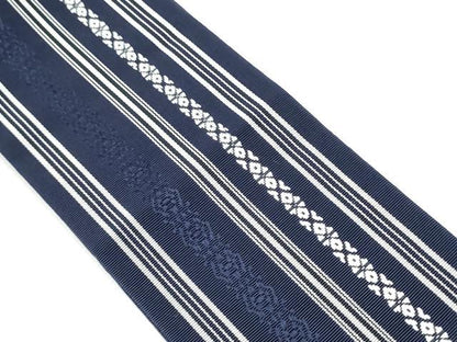 平和屋着物●男性　本場筑前博多織　角帯　献上　証紙付き　正絹　逸品　CABA1011hy