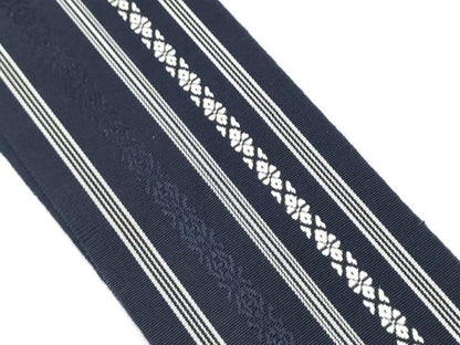 平和屋着物●男性　本場筑前博多織　角帯　献上　証紙付き　正絹　逸品　CABA1017hy