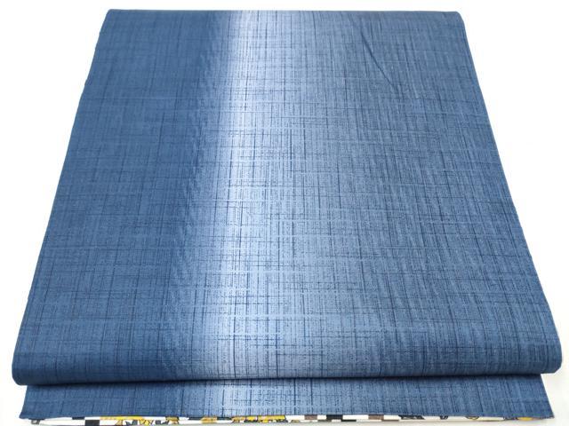 平和屋着物●本場縞大島紬 両面 全通柄袋帯 更紗花文 金彩 正絹 逸品 CABA1024hy