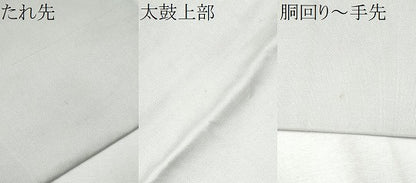 平和屋着物●九寸名古屋帯　唐織　亀甲花蝶文　金糸　正絹　逸品　CABA1054hy