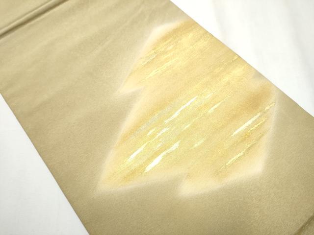 平和屋着物●六通柄　京袋帯　作家物　霞文　金通し地　正絹　逸品　CABA1078hy