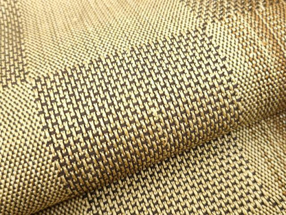 平和屋着物▽スリーシーズン 春夏秋 八寸名古屋帯 組織 変わり市松文 正絹 逸品 CABA1100hy