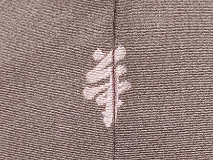 平和屋着物●上質な色無地　濃色　正絹　逸品　CABA1188hy