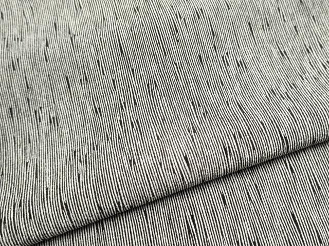 平和屋着物●江戸小紋 変わり万筋 白鼠色×黒色 正絹 逸品 CABA1190hy